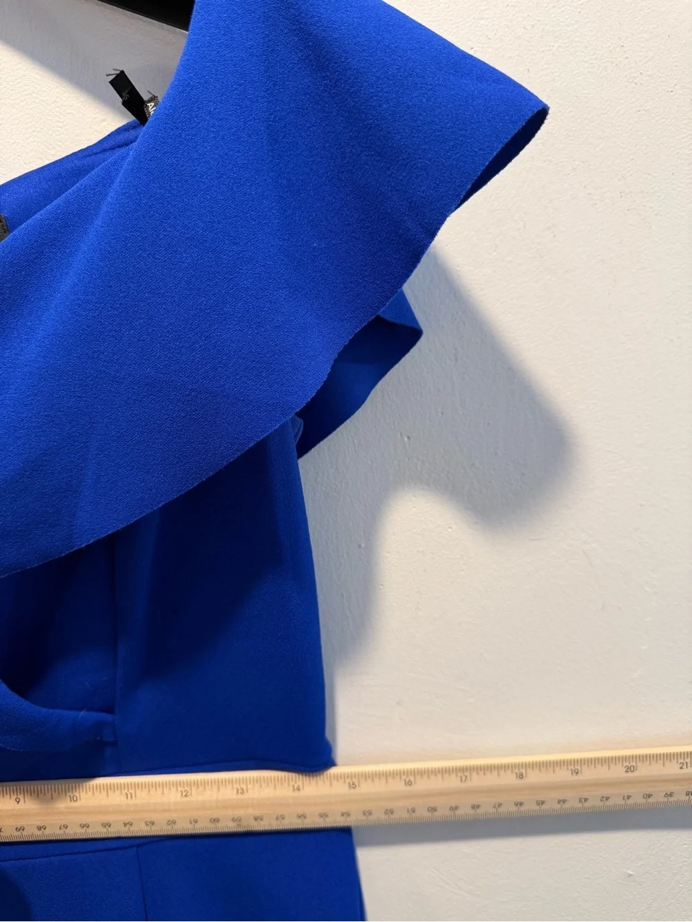 Off-Shoulder Royal Blue Evening Gown